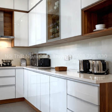 Top 10 Mẫu Tủ Bếp Nhựa Acrylic Đẹp – Hiện Đại – Sang Trọng Dẫn Đầu Xu Hướng 2026