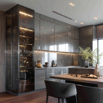 Tủ nhựa Đài Loan Chinhue cánh Acrylic bóng cao cấp – Giá rẻ tận xưởng tại TPHCM