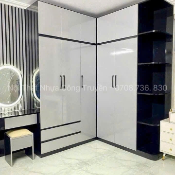 Thiết kế tủ bếp nhựa Ecoplast cho căn hộ chung cư nhỏ – Giải pháp tối ưu diện tích & thẩm mỹ hiện đại