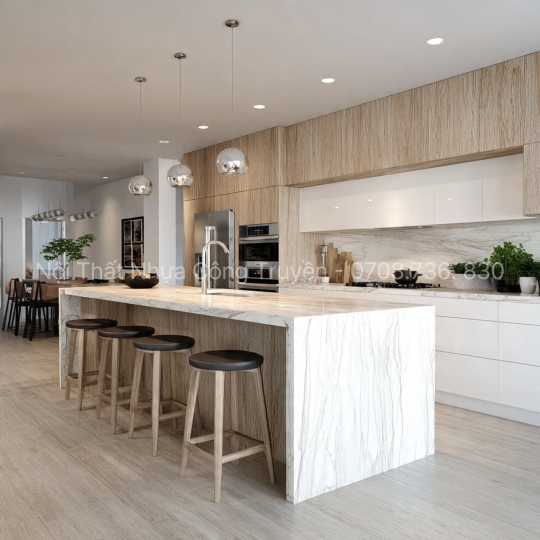 Top Màu Sắc & Phong Cách Tủ Bếp Nhựa PVC Hiện Đại Cho Bếp Nhỏ