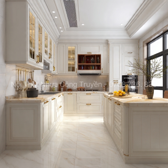 Mẫu tủ bếp nhựa đẹp hiện đại – Top 50+ ý tưởng thiết kế được yêu thích nhất 2025