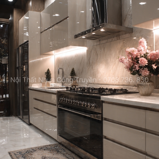 Báo Giá Tủ Bếp Nhựa Picomat Theo Mét Dài 2025 – Giá Xưởng, Không Phát Sinh