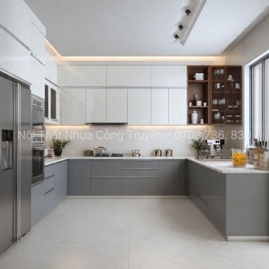 Tủ Bếp Nhựa Picomat Cao Cấp – Chống Ẩm, Chống Mối Mọt Tuyệt Đối | Thiết Kế & Thi Công Trọn Gói Tại Nội Thất Nhựa Công Truyền