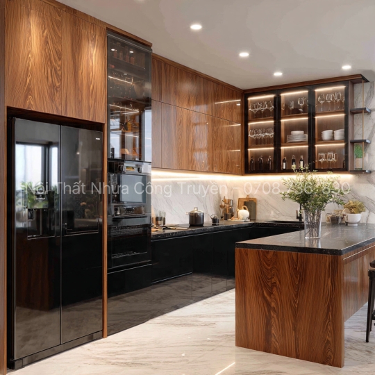 Tủ Bếp Nhựa Ở TPHCM – Giải Pháp Bếp Hiện Đại, Bền Bỉ & Sang Trọng