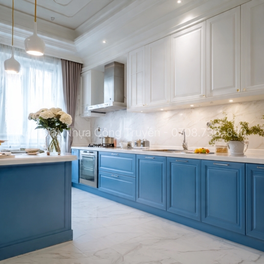 Tủ Bếp Nhựa Ở TPHCM – Giải Pháp Bếp Hiện Đại, Bền Bỉ & Sang Trọng