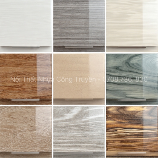 Top Màu Sắc & Phong Cách Tủ Bếp Nhựa PVC Hiện Đại Cho Bếp Nhỏ