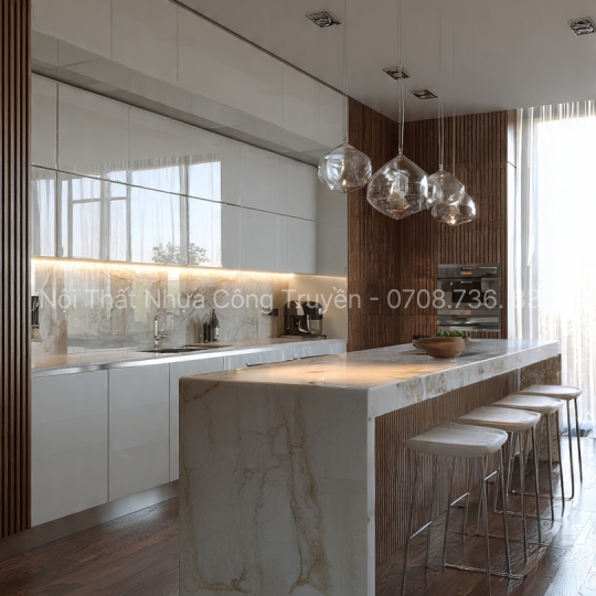 Tủ Bếp Acrylic Thiết Kế Tối Giản Và Tiện Lợi – Giải Pháp Hoàn Hảo Cho Không Gian Bếp Hiện Đại 2026