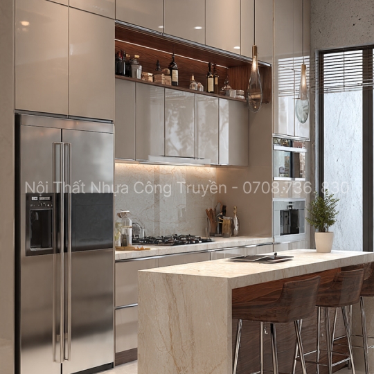 Tủ Bếp Acrylic Với Thiết Kế Thanh Lịch Sang Trọng – Biểu Tượng Không Gian Bếp Đẳng Cấp 2026