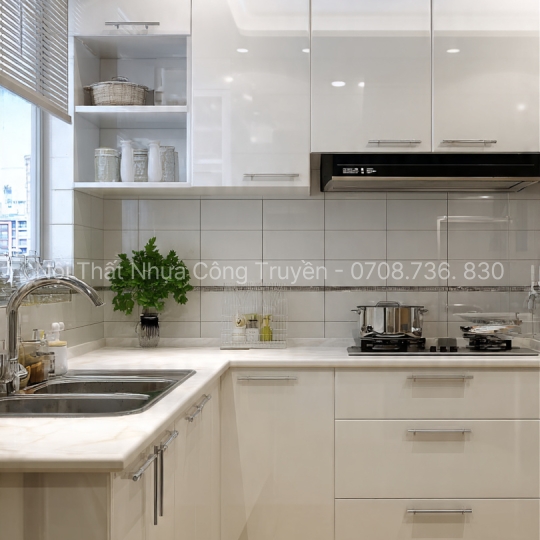 Tủ Bếp Nhựa Giá Rẻ Quận 12 – Giải Pháp Nội Thất Bếp Tiết Kiệm, Bền Đẹp Cho Mọi Gia Đình