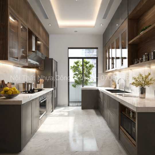 Nội Thất Nhựa Tủ Bếp Giá Rẻ Tại Xưởng