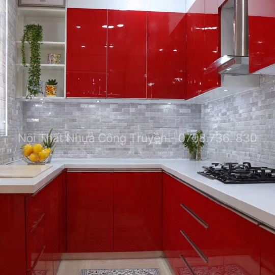 Mẫu Tủ Bếp Nhựa Ecoplast Đẹp Hiện Đại – Thi Công Trọn Gói Tại Nội Thất Nhựa Công Truyền