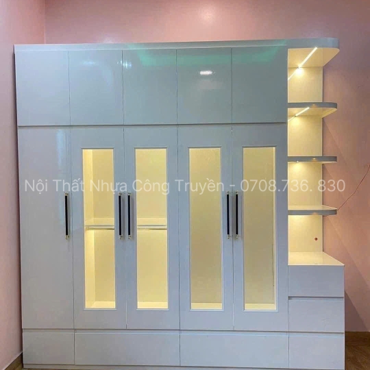 Thiết kế tủ bếp nhựa Ecoplast cho căn hộ chung cư nhỏ – Giải pháp tối ưu diện tích & thẩm mỹ hiện đại