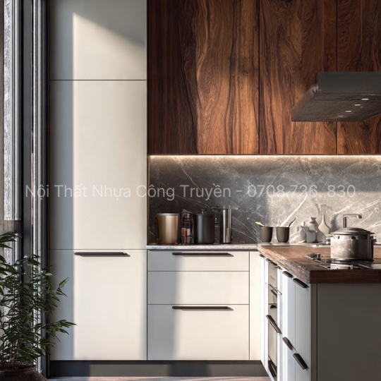 TOP 10 Mẫu Tủ Bếp Nhựa Picomat Đẹp 2025 – Sang Trọng – Hiện Đại