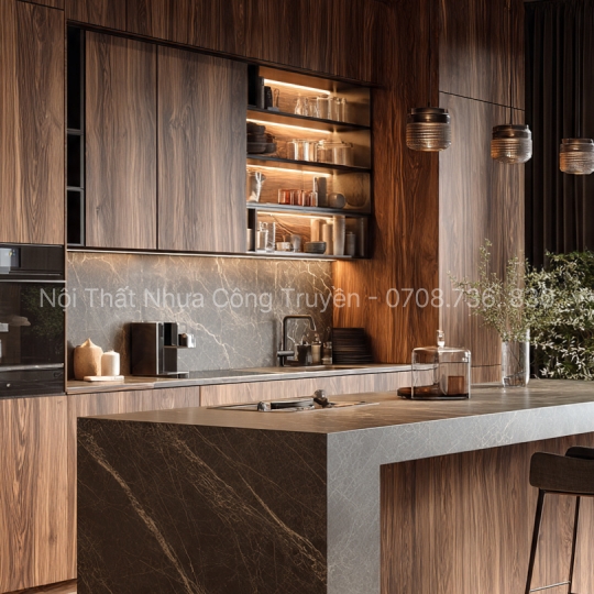 Tủ Bếp Nhựa Picomat Chống Nước 100% – Giải Pháp Hoàn Hảo Cho Nhà Phố Hiện Đại 2025