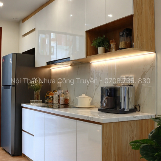 So Sánh Tủ Bếp Nhựa Picomat Và Tủ MDF – Gỗ Tự Nhiên – ABS: Nên Chọn Loại Nào Cho Nhà Phố Hiện Đại 2025?