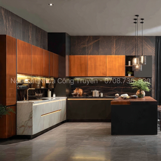 Báo giá tủ bếp nhựa mới nhất năm [2025] – Cập nhật chi tiết theo chất liệu và kích thước