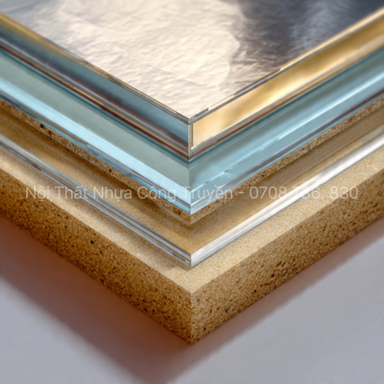 Tủ bếp nhựa Acrylic bóng gương – Sự lựa chọn cho không gian sang trọng tại TPHCM