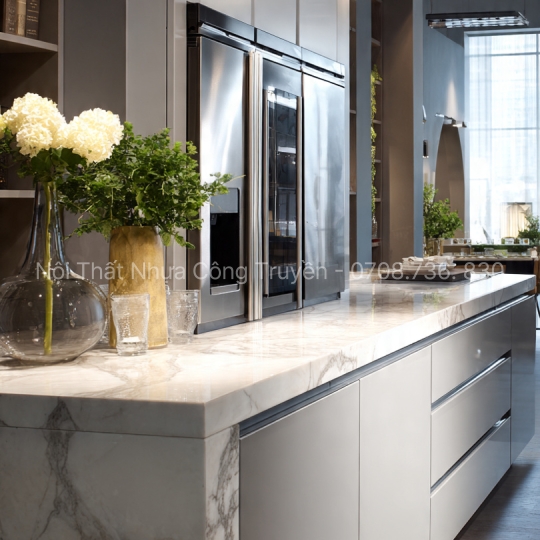 Báo Giá Tủ Bếp Nhựa Picomat Theo Mét Dài 2025 – Giá Xưởng, Không Phát Sinh