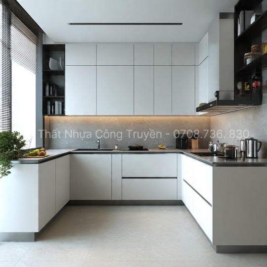 Tủ Bếp Nhựa Picomat Cao Cấp – Chống Ẩm, Chống Mối Mọt Tuyệt Đối | Thiết Kế & Thi Công Trọn Gói Tại Nội Thất Nhựa Công Truyền