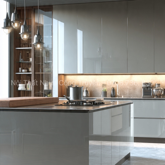 Mẫu Tủ Bếp Picomat Chữ U – Giải Pháp Hoàn Hảo Cho Không Gian Bếp Hiện Đại & Tiện Nghi