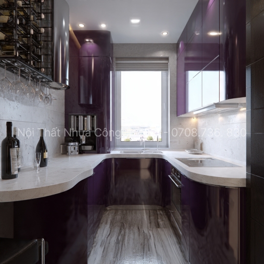 Top Mẫu Tủ Bếp Nhựa Có Quầy Bar Mini Đẹp Mê Ly – Xu Hướng Nội Thất Nhà Phố 2025 | Nội Thất Nhựa Công Truyền