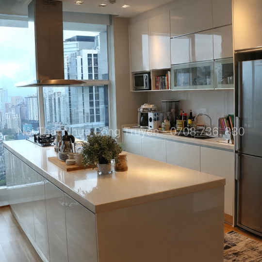Mẫu Tủ Bếp Nhựa Acrylic Cho Căn Hộ Chung Cư Hiện Đại – Tối Ưu Không Gian 2026