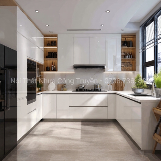 Tủ Bếp Nhựa PVC Cao Cấp – Giải Pháp Tối Ưu Cho Không Gian Bếp Hiện Đại