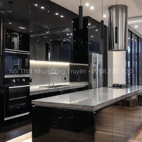 Những Gam Màu Tủ Bếp Nhựa Acrylic Được Ưa Chuộng Nhất Trong Thiết Kế Tủ Bếp 2026