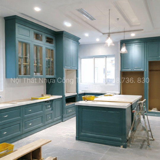 Báo Giá Tủ Bếp Nhựa PVC Theo Yêu Cầu – Nội Thất Nhựa Công Truyền