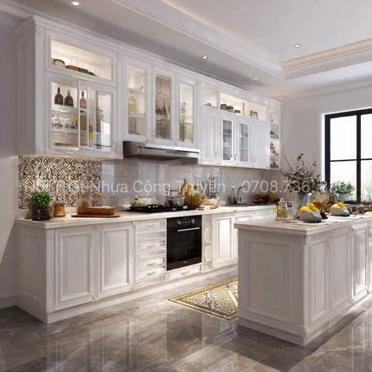 Báo Giá Tủ Bếp Nhựa PVC Theo Yêu Cầu – Nội Thất Nhựa Công Truyền