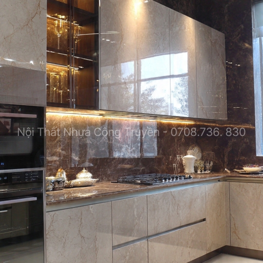 Những Gam Màu Tủ Bếp Nhựa Acrylic Được Ưa Chuộng Nhất Trong Thiết Kế Tủ Bếp 2026