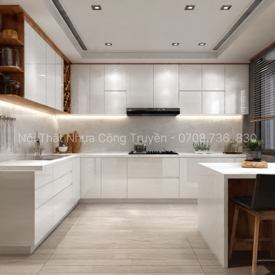 Top 10 Mẫu Tủ Bếp Nhựa Đẹp Cho Nhà Nhỏ – Tiết Kiệm Chi Phí, Vẫn Sang Trọng