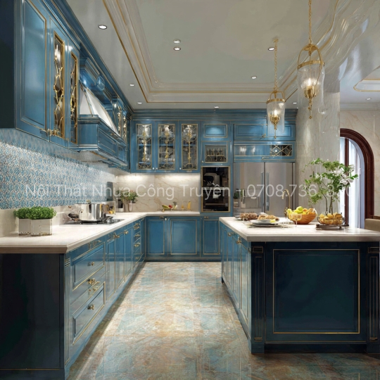 Các Mẫu Tủ Bếp Nhựa PVC Đẹp 2025 – Sang Trọng, Hiện Đại, Bền Bỉ